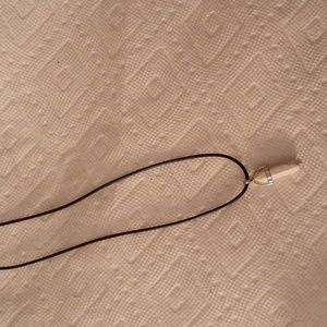 Howlite bullet necklace